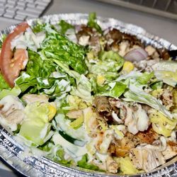 Gyro 360 - Combo Chicken & Gyro Bowl w/basmati rice and a house salad