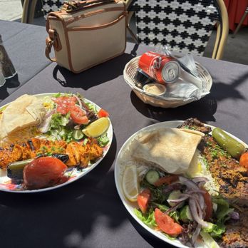 Sofreh - CHICKEN KABOB & BEEF GYRO PLATE - Mediterranean Near Me - Los Angeles, California