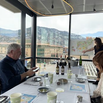 Corrida - Jenica explaining the Spanish regions for wine - Steakhouses Near Me - Boulder, Colorado