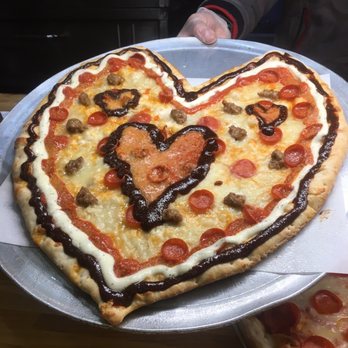 Champion Pizza - Heart shape pizza for Valentine's Day - Pizza Near Me - New York, New York Champion Pizza - Heart shape pizza for Valentine's Day - Pizza Near Me - New York, New York