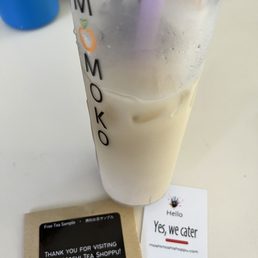 Sakura lavender white milk tea
