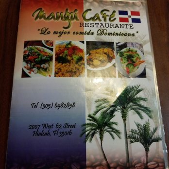 Mangú Café Restaurant - Menu cover - Dominican Near Me - Hialeah, Florida Mangú Café Restaurant - Menu cover - Dominican Near Me - Hialeah, Florida