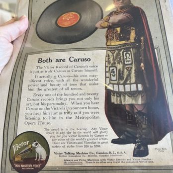 Stone House Antiques Center - Victrola Ad In Phonograph Advertising - Antiques Near Me - Doylestown, Pennsylvania