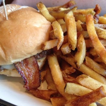 Hot Suppa - She got a bacon cheeseburger with "the best fries I've ever had." Strong words. - Breakfast & Brunch Near Me - Portland, Maine