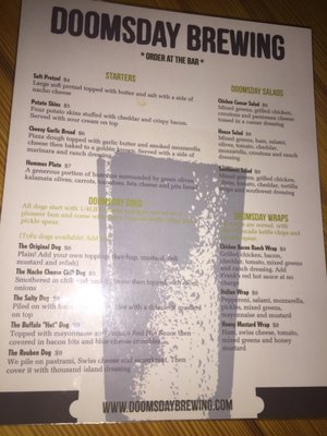 Menu photo 6 Doomsday Brewing Company Washougal, WA Menu photo 6 Doomsday Brewing Company Washougal, WA