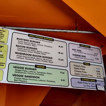 Buster's Cheesesteak - Menu as of 6.11.2024 - American Near Me - San Francisco, California Buster's Cheesesteak - Menu as of 6.11.2024 - American Near Me - San Francisco, California