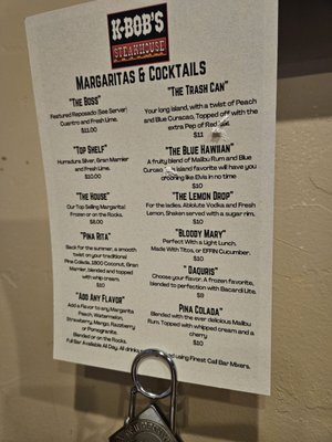 Menu photo 3 K-BOB's Steak House Ruidoso Ruidoso, NM