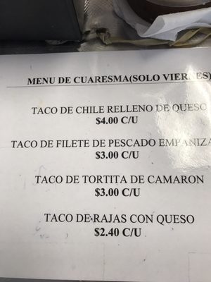 Menu photo 1 Paco's Tacos 2 Chicago, IL Menu photo 1 Paco's Tacos 2 Chicago, IL