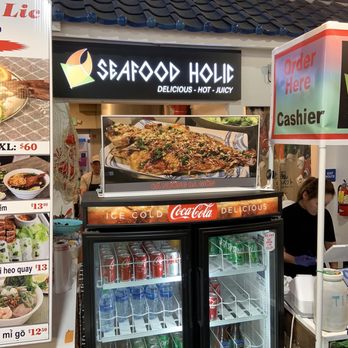 Seafood Holic - Bottled drinks & restaurant store front 5.28.23 - Seafood Near Me - Garden Grove, California Seafood Holic - Bottled drinks & restaurant store front 5.28.23 - Seafood Near Me - Garden Grove, California