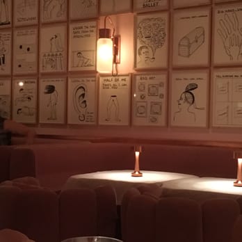 Sketch - The art in the pink walls - French Near Me - London, XGL
