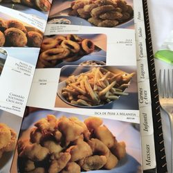 Recanto da Sereia Fábio - Menu