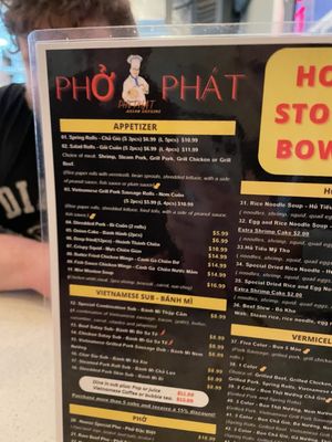 Menu photo 2 Pho Phat Edmonton, AB Menu photo 2 Pho Phat Edmonton, AB