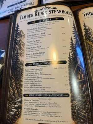 Menu photo 3 Timber Ridge Steakhouse San Bernardino, CA Menu photo 3 Timber Ridge Steakhouse San Bernardino, CA
