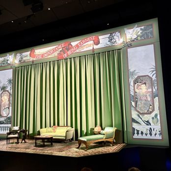 Angus Bowmer Theatre - Set for The Importance of Being Earnest (2025 Season) - Performing Arts Near Me - Ashland, Oregon Angus Bowmer Theatre - Set for The Importance of Being Earnest (2025 Season) - Performing Arts Near Me - Ashland, Oregon