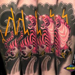 Alf's Body Art Studio - Japanese inspired tattoo by Alf