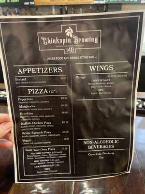 Menu photo 6 Chinkapin Brewing Georgetown, KY