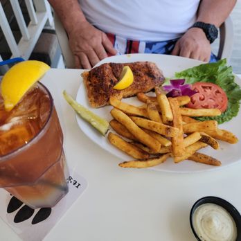 Nauti Dawg - Mahi sandwich, no bread - Seafood Near Me - Lighthouse Point, Florida Nauti Dawg - Mahi sandwich, no bread - Seafood Near Me - Lighthouse Point, Florida