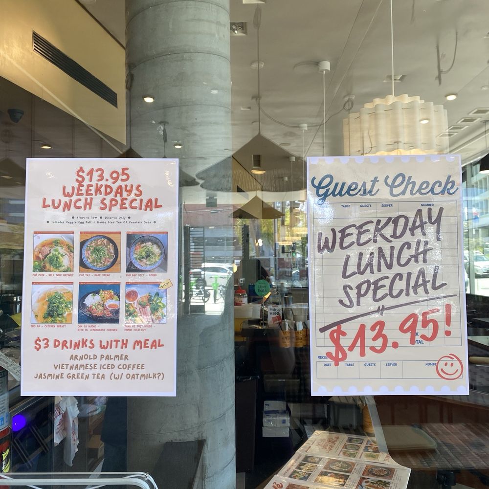 Vui Ve - Whisper launch dine in weekday lunch special menu - Sandwiches Near Me - Los Angeles, California Vui Ve - Whisper launch dine in weekday lunch special menu - Sandwiches Near Me - Los Angeles, California