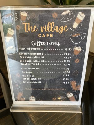 Menu photo 2 The village cafe Ansonia, CT Menu photo 2 The village cafe Ansonia, CT