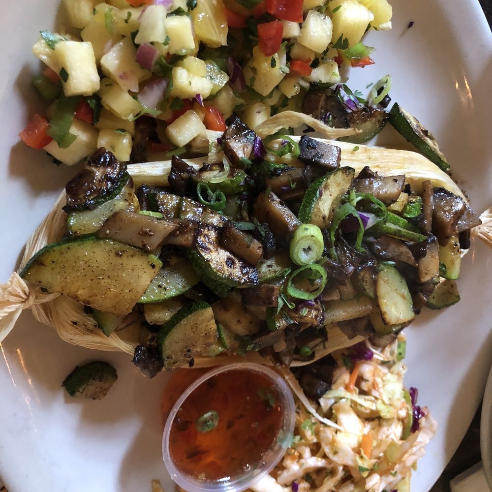 Arriba Tortilla - Zucchini & Portabella mushroom tamale platter - Mexican Near Me - East Aurora, New York