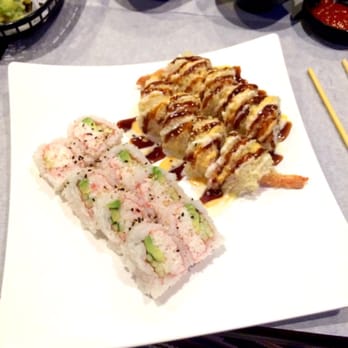 Sake 2 Me Sushi - Cali roll soy wrapped & crunch roll soy wrapped! So amazing. Very fresh - Sushi Bars Near Me - Simi Valley, California