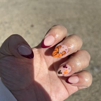 Angel Salon Nails & Waxing - Fall Disney inspired nails! Love them!! - Nail Salons Near Me - Aloha, Oregon Angel Salon Nails & Waxing - Fall Disney inspired nails! Love them!! - Nail Salons Near Me - Aloha, Oregon