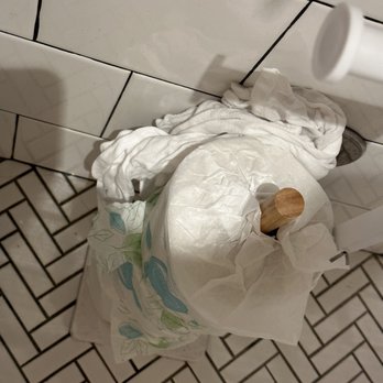 Fortune House - What is laying on the toilet paper? A diaper? A rag? - Chinese Near Me - Dallas, Texas Fortune House - What is laying on the toilet paper? A diaper? A rag? - Chinese Near Me - Dallas, Texas