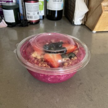 Pure Green - My Pink Dragon Smoothie... in a bowl. - Juice Bars & Smoothies Near Me - Brooklyn, New York