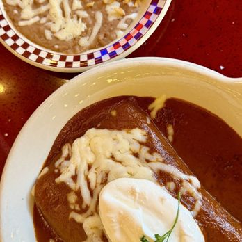 Red Iguana 2 - Enchiladas suizas - Mexican Near Me - Salt Lake City, Utah