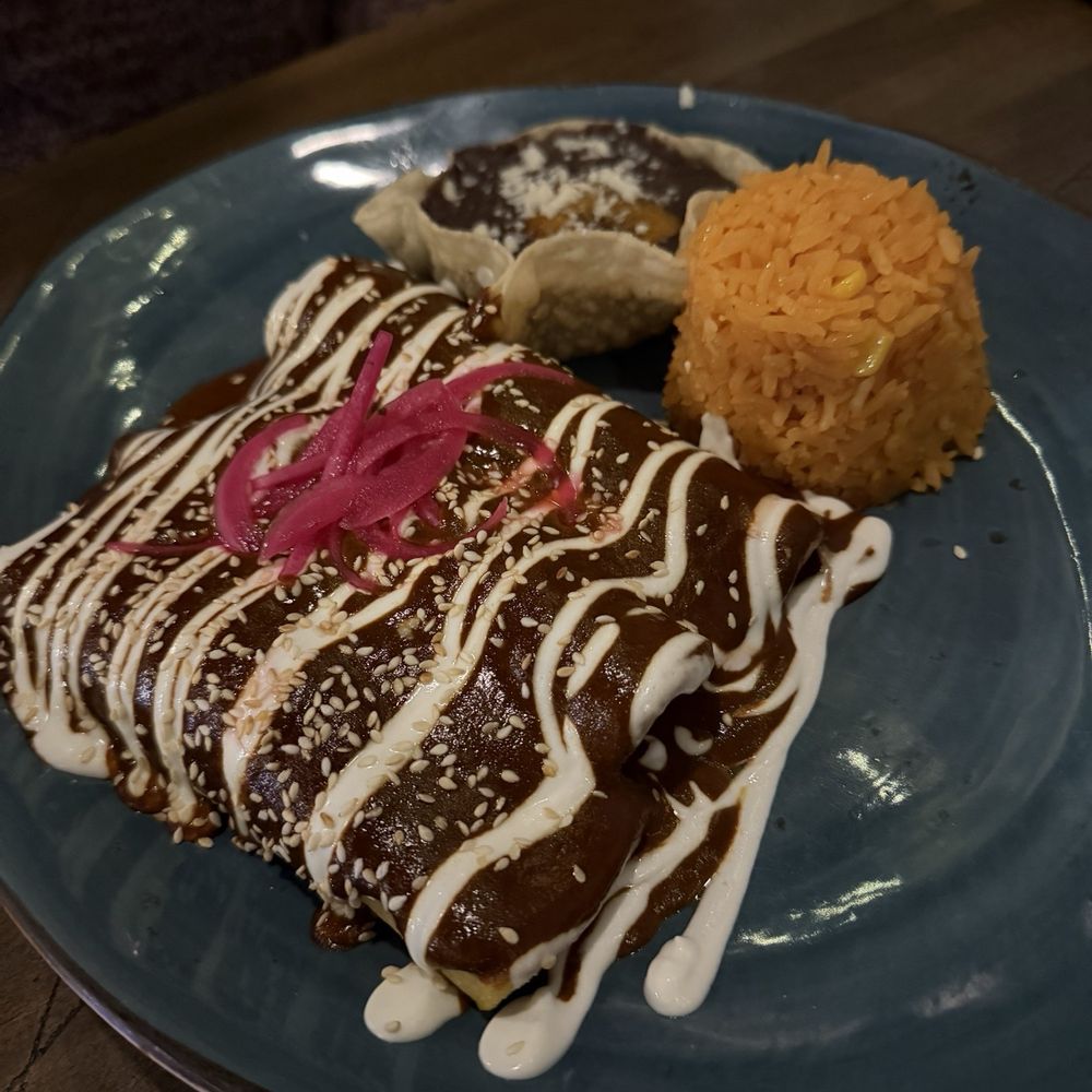 Cielo Mexican Restaurant - Mole enchiladas - Mexican Near Me - Braintree, Massachusetts