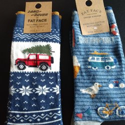 FatFace - Greenport - Christmas socks on sale 2 pair for 5 bucks!