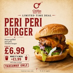 Chillies WEST END - summer deal