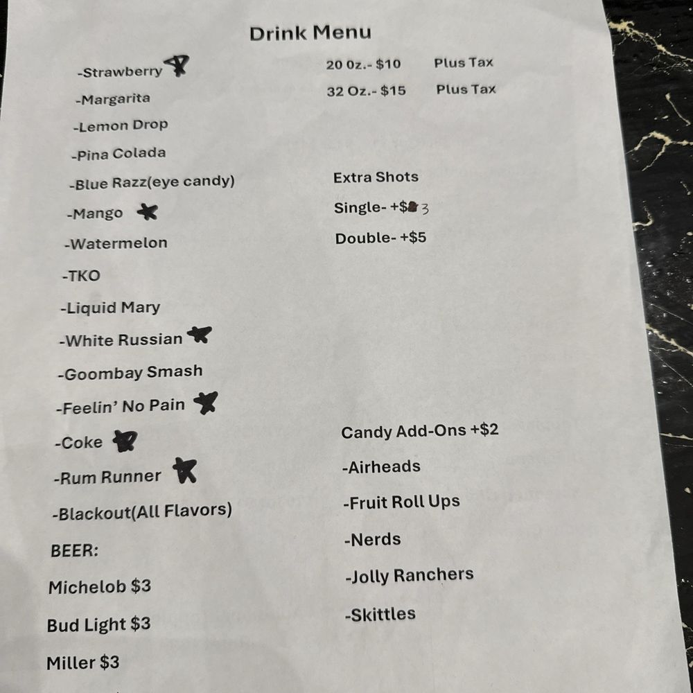 Sippin Good - Frozen drink & drink menu - Fast Food Near Me - Laurel, Mississippi