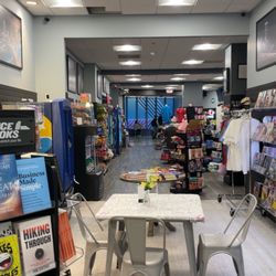 Charlotte's Landing - View of the convenience store from the book store in the back. (March 20, 2025)