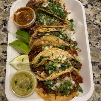 Cuantos Tacos - Suadero (top) & Longaniza (bottom) - Mexican Near Me - Austin, Texas Cuantos Tacos - Suadero (top) & Longaniza (bottom) - Mexican Near Me - Austin, Texas