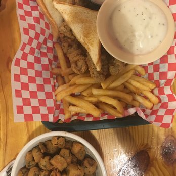 Sonny's Cafe - Fried okra and steak sandwich with fries - Breakfast & Brunch Near Me - Purcell, Oklahoma Sonny's Cafe - Fried okra and steak sandwich with fries - Breakfast & Brunch Near Me - Purcell, Oklahoma