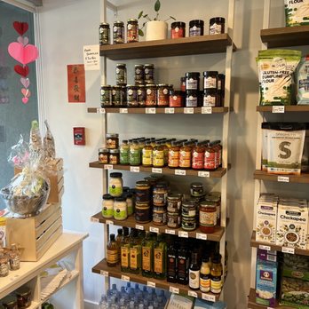The Skript - Top two shelves are their house sauces. - Cooking Classes Near Me - Vancouver, British Columbia The Skript - Top two shelves are their house sauces. - Cooking Classes Near Me - Vancouver, British Columbia