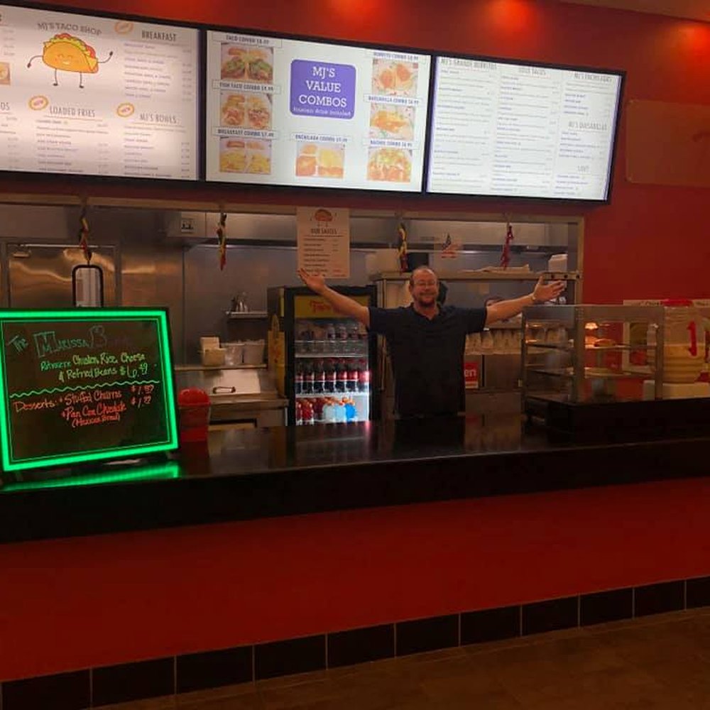 MJ's Taco Shop - a man behind the counter - Mexican Near Me - Grand Prairie, Texas MJ's Taco Shop - a man behind the counter - Mexican Near Me - Grand Prairie, Texas