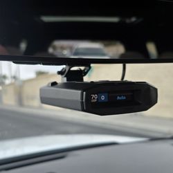Mobile Wiring Plus - This is a picture of the radar detector that's been hardwired.