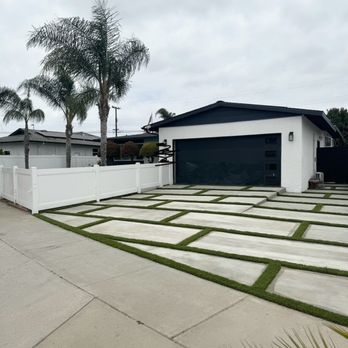 Way to Go Builders - Driveway completely re-done with cement and turf - Masonry/Concrete Near Me - San Diego, California Way to Go Builders - Driveway completely re-done with cement and turf - Masonry/Concrete Near Me - San Diego, California