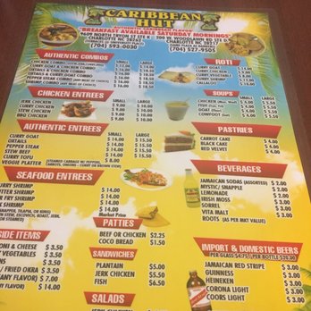 Caribbean Hut - The menu - Caribbean Near Me - Charlotte, North Carolina Caribbean Hut - The menu - Caribbean Near Me - Charlotte, North Carolina