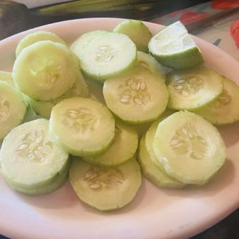 Monte De Rey Mexican Restaurant - Order de Pepino - nice way to start the meal. Add lime juice, salt , and Tajin! - Mexican Near Me - Kernersville, North Carolina
