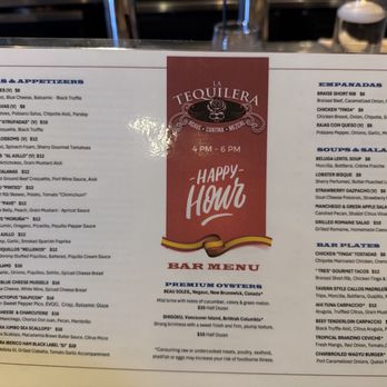 TRES Social Tapas - Happy hour menu - Seafood Near Me - Las Vegas, Nevada
