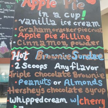 Scoops & Bites - 4.27.21 - Apple Pie in a Cup and Hot Brkwnie Sundae. I think this is their specials (?) - Ice Cream & Frozen Yogurt Near Me - Bremerton, Washington