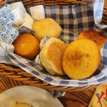 Cracker Barrel Old Country Store - Basket of biscuits and muffins for the table. - American Near Me - Linthicum Heights, Maryland Cracker Barrel Old Country Store - Basket of biscuits and muffins for the table. - American Near Me - Linthicum Heights, Maryland