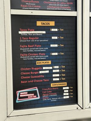 Menu photo 4 Quesadillas Peke's Bryan, TX