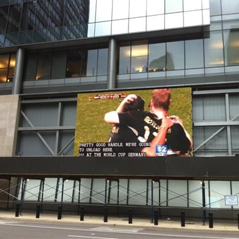 Block 37 - Block 37 Exterior with World Cup Playing - Shopping Centers Near Me - Chicago, Illinois