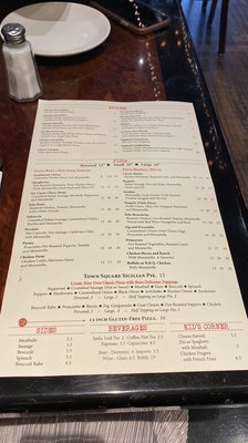 Menu photo 1 Town Square Pizza Cafe Patterson, NY Menu photo 1 Town Square Pizza Cafe Patterson, NY