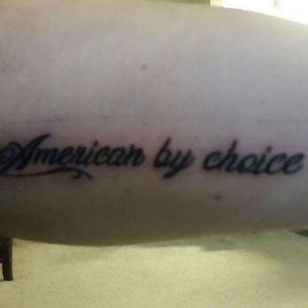 Artistic Skin Designs - English by birth American by chouce - Tattoo Near Me - Avon, Indiana