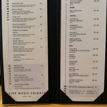 Koloa Pizza Kitchen + Bar - Cocktail Menu - Pizza Near Me - Koloa, Hawaii Koloa Pizza Kitchen + Bar - Cocktail Menu - Pizza Near Me - Koloa, Hawaii
